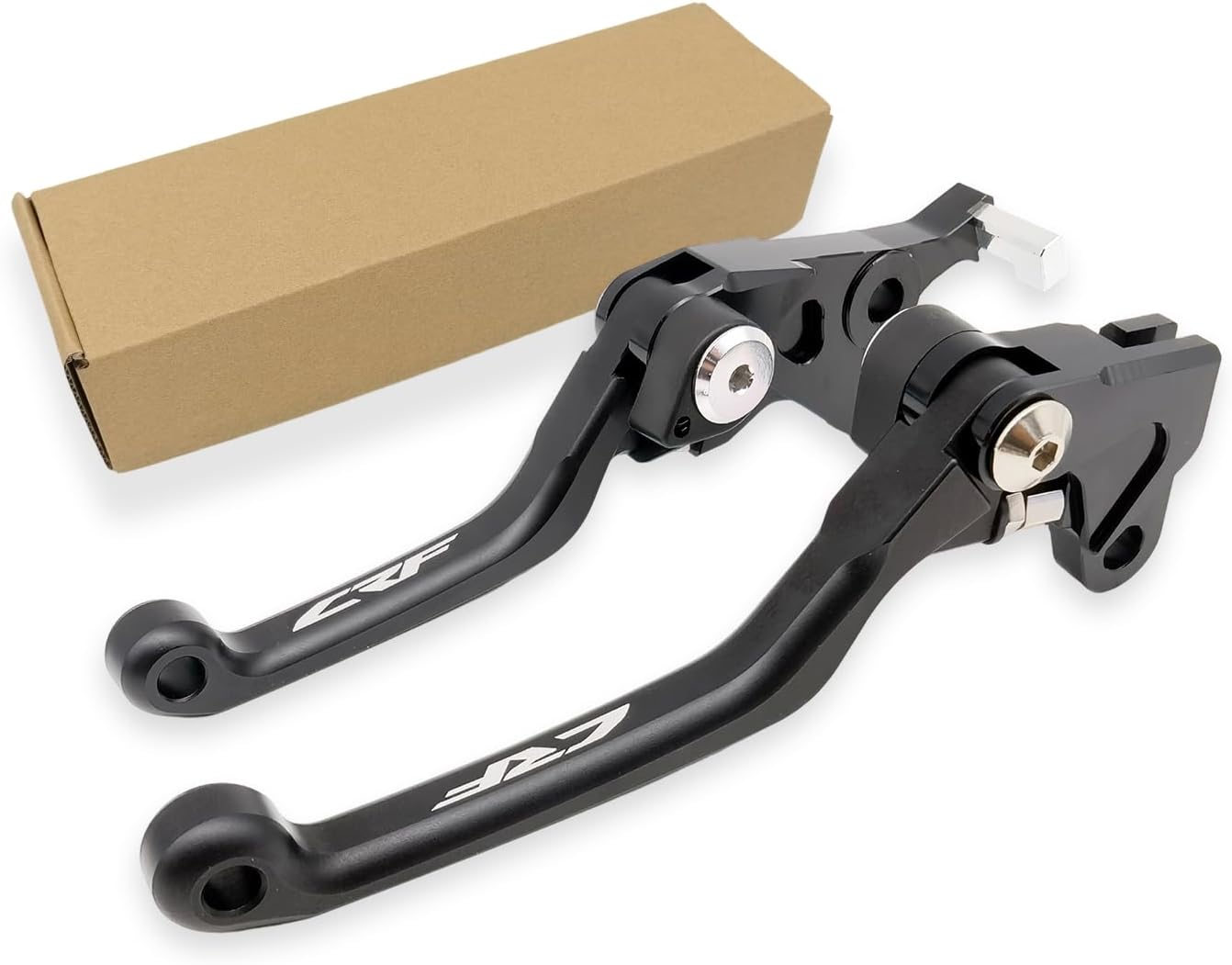 Dirt Pivot Brake Clutch Levers Replacement for Honda CRF250L Rally CRF300L Rally 2021-2025 (Black_Long Clutch)