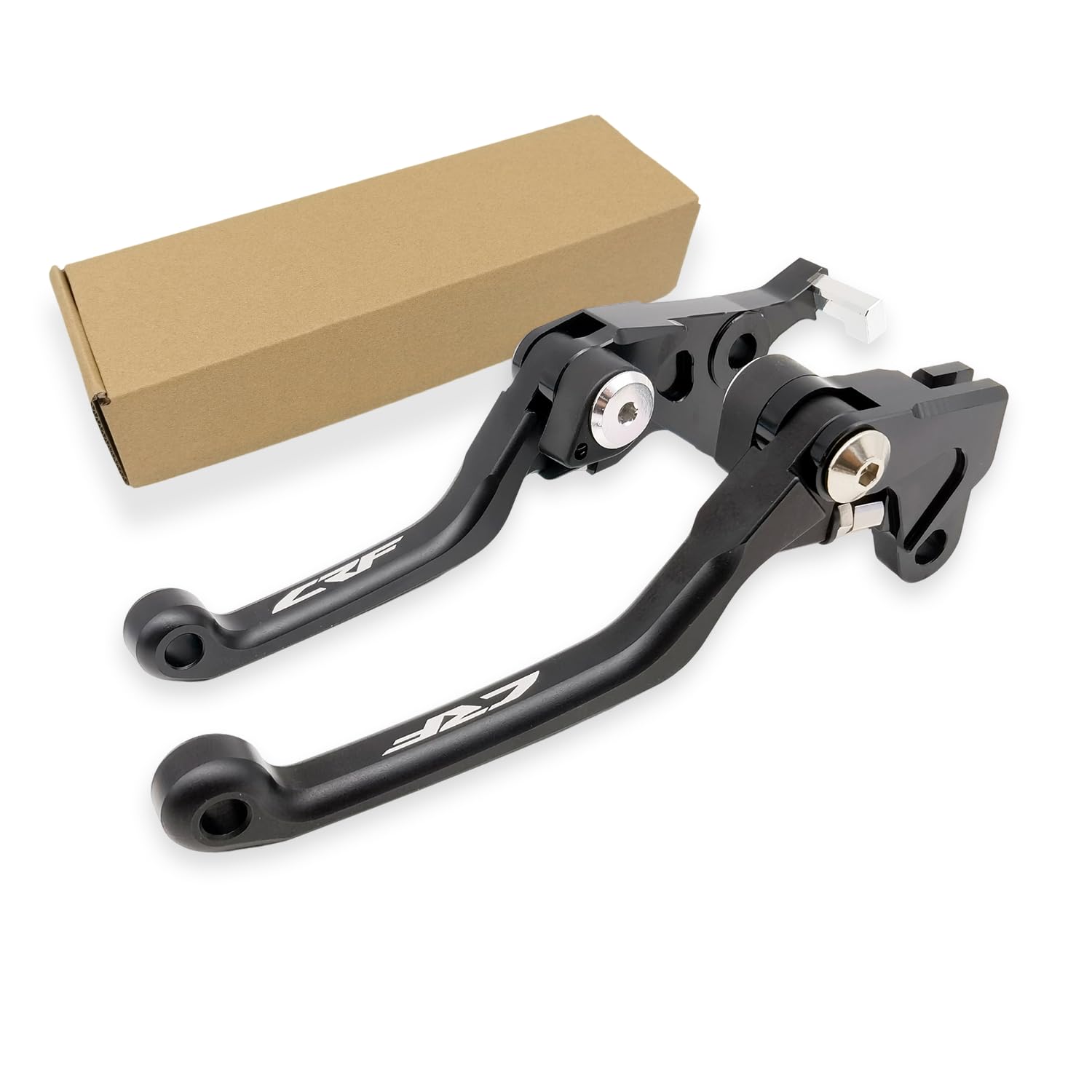 Dirt Pivot Brake Clutch Levers Replacement for Honda CRF250L Rally CRF300L Rally 2021-2025 (Black_Long Clutch)