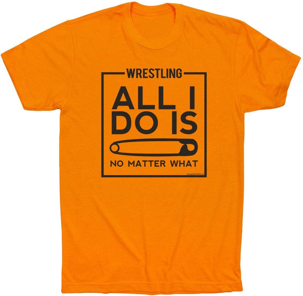 All I Do is Pin Adult T-Shirt | Wrestling Tees by ChalkTalk Sports | Multiple Colors | Youth and Adult Sizes