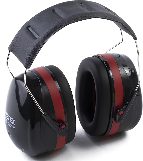 PRETEX Professional Ear Protectors with SNR 31 dB, Lightweight, Fully Adjustable Headband, CE Certification, Ear Protection, Noise Protection, Ear Protection, Ear Protectors