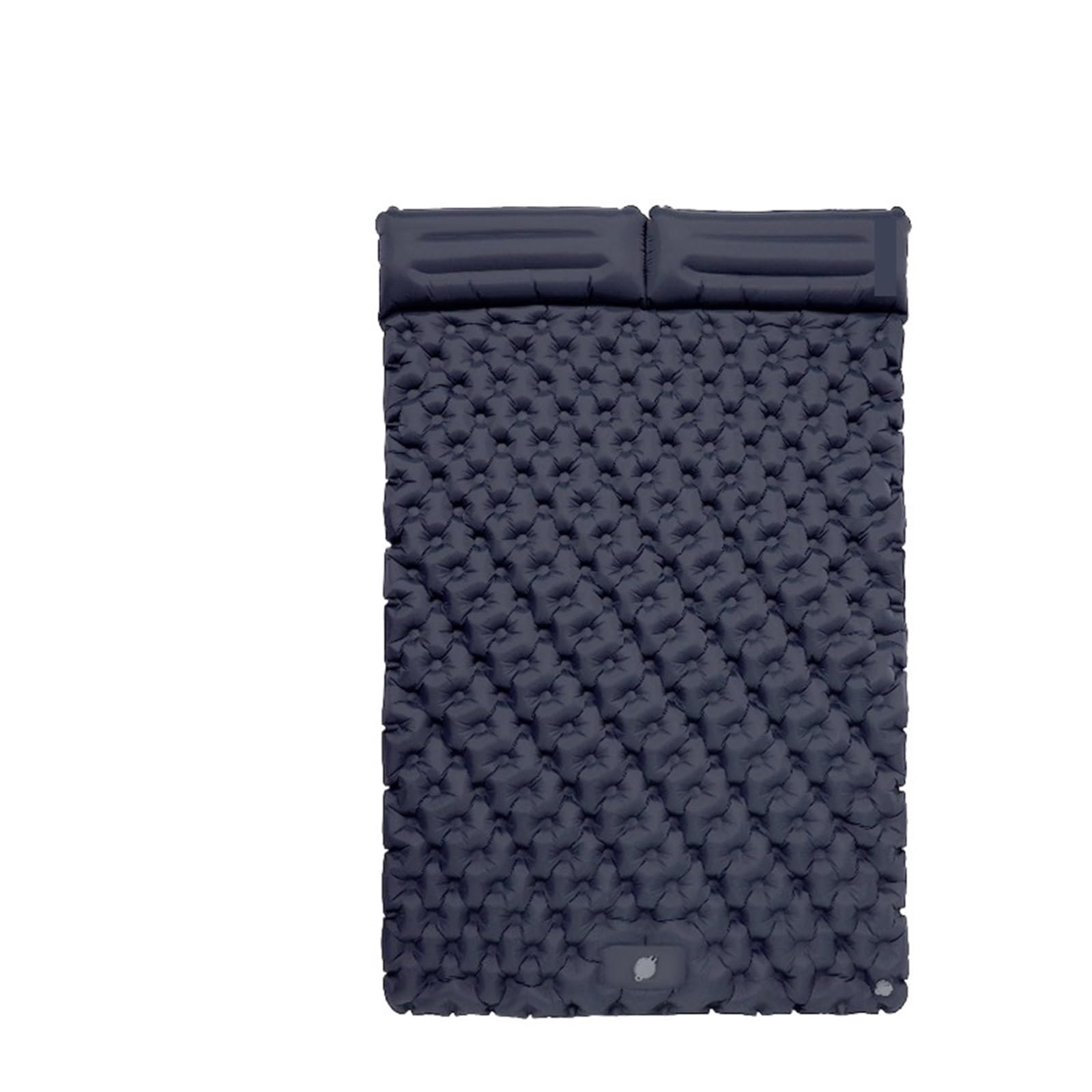 Mata kempingowa Outdoor Camping Podwójny nadmuchiwany materac Bardzo szeroka karimata Ultralekka składana mata do spania Mata podróżna do samochodu Wygodna (granatowa)