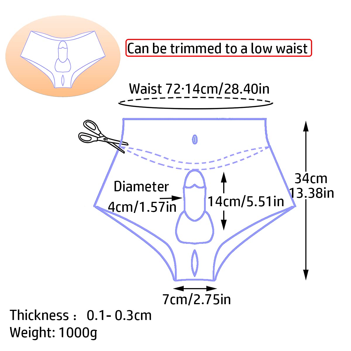 FSYH Pene Bragas Bragas De Silicona Sissy Crossdresser para Hombre Pene Triangular con Hueso Activo para Cosplay TransgéNero Drag Queen