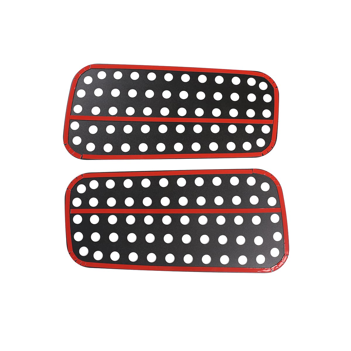 Per LR Defender 110 90 2004–2022, piastra protettiva vetri laterali, lega alluminio nero, accessori auto