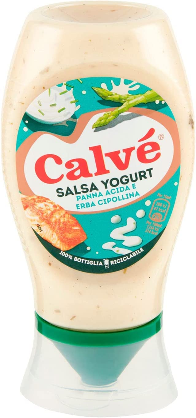 Testpaket Calvè Salsa sauces Mayonnaise mayo classica salsa burger top down 7 stuck