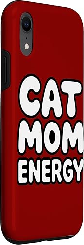 Miniatura 3 de Funny Cat Mom Energy Funny Cat Lover Saying Case for iPhone XR