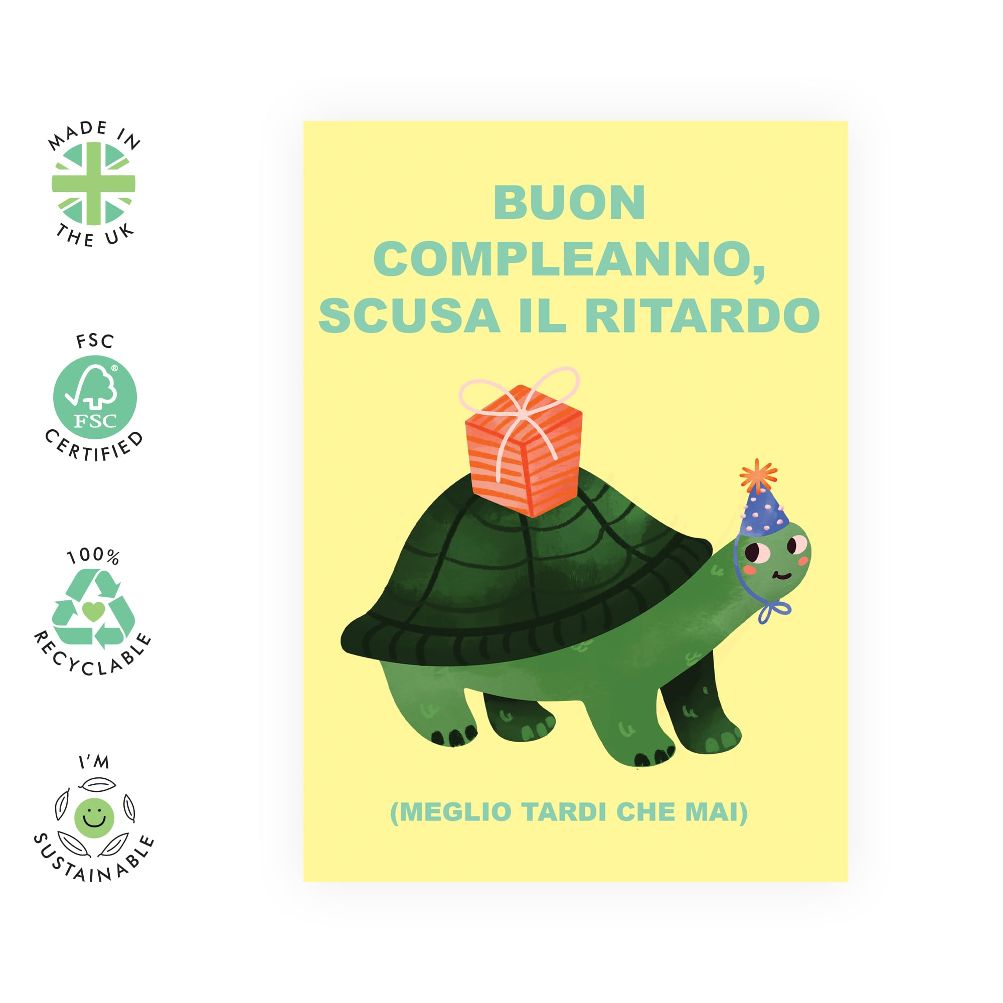 Biglietto Auguri Umoristico Central 23 - Design Retrò Isterico Per Lui/Lei, Con Adesivi Divertenti, Interno Vuoto