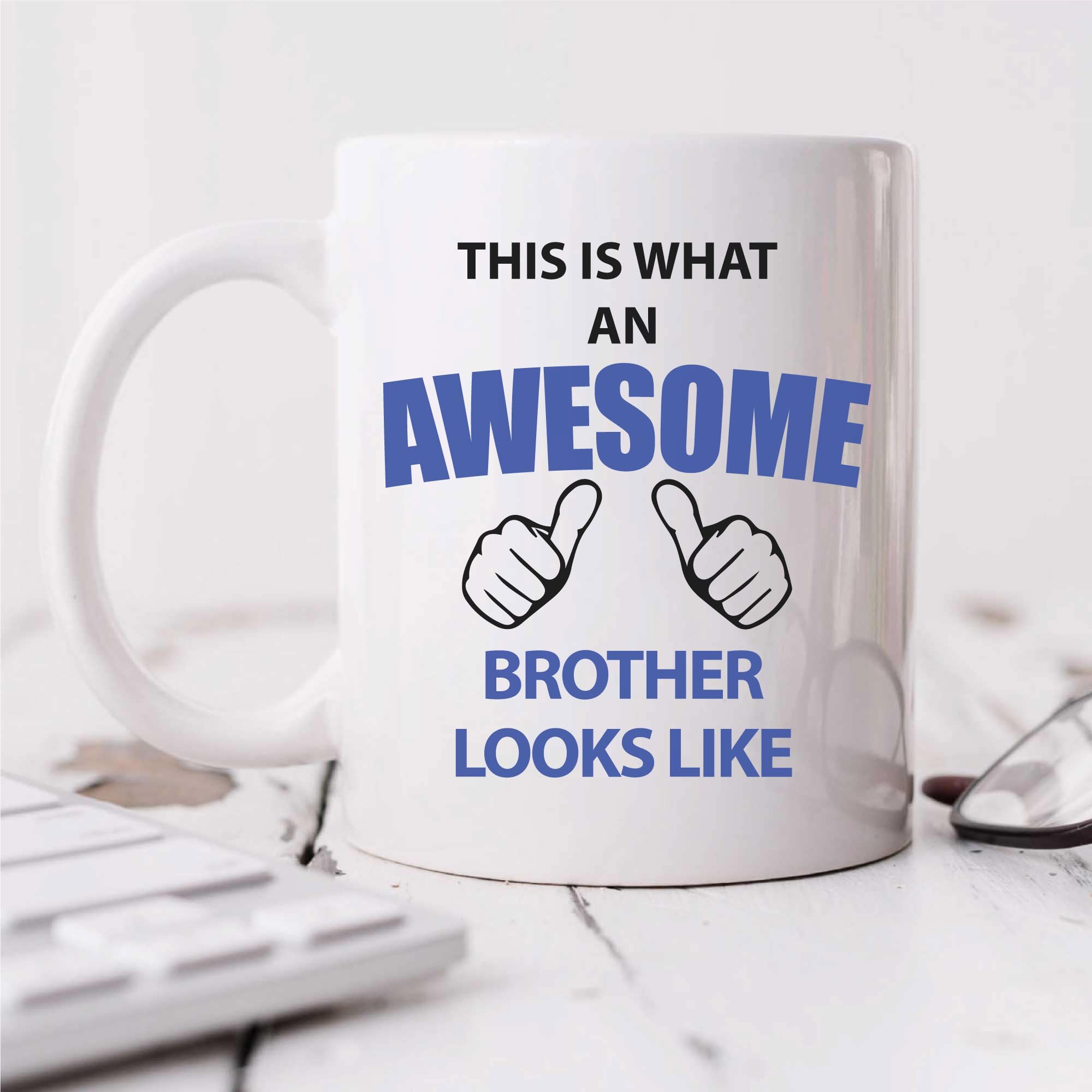 60 Second Makeover Limited This Is What An Awesome Brother Looks Like Mug Present Gift Cup Birthday Christmas one size