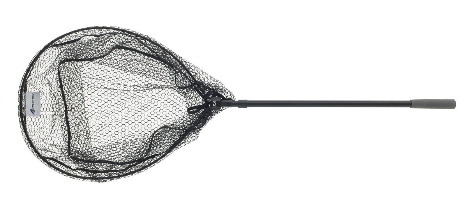 Daiwa Prorex Fast Fold Stalker Net Gr. M 2,05m / 60x50cm Gummiert Kescher