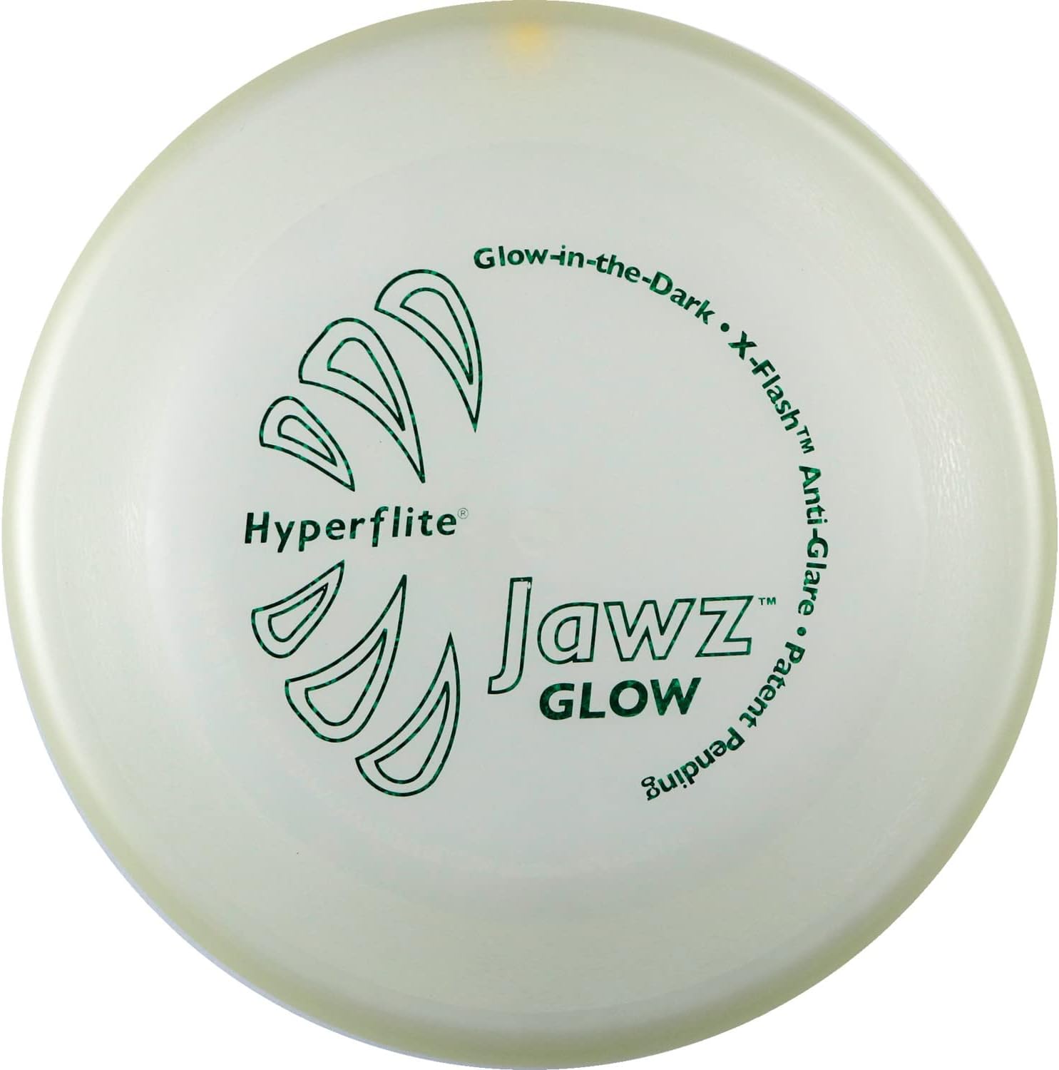 Hyperflite K10 Jawz Dog Frisbee Nightglow X-Flash Anti Shine