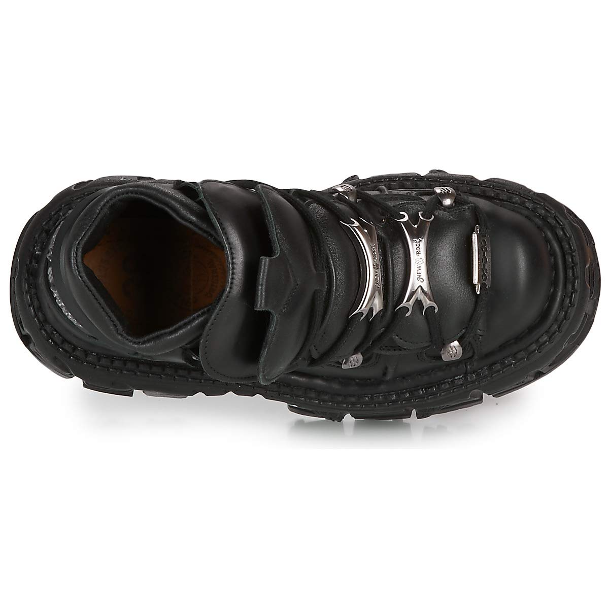 New Rock Botines Piel Militar Original Plataforma M.TANK106-C2 (Numeric_40)