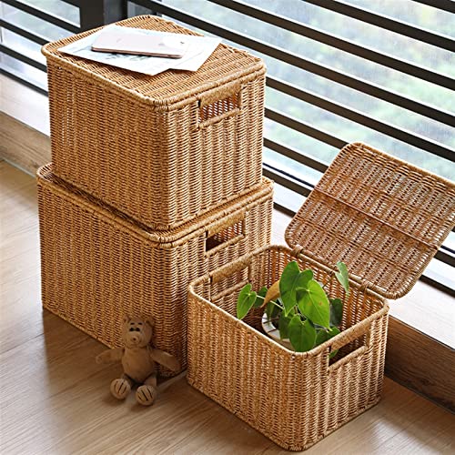 Using the Hand-Woven Basket for Clothes and Storage