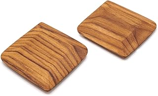 FAAY 2 Packs Gadget Scrapers, Dishwashing Scrub for Cleans Kitchen Pans, Pots, Dishes, Bowls, and Plates Removes Food Effectively Without Scratching. - Handmade from High Moist Resistance Teak Wood