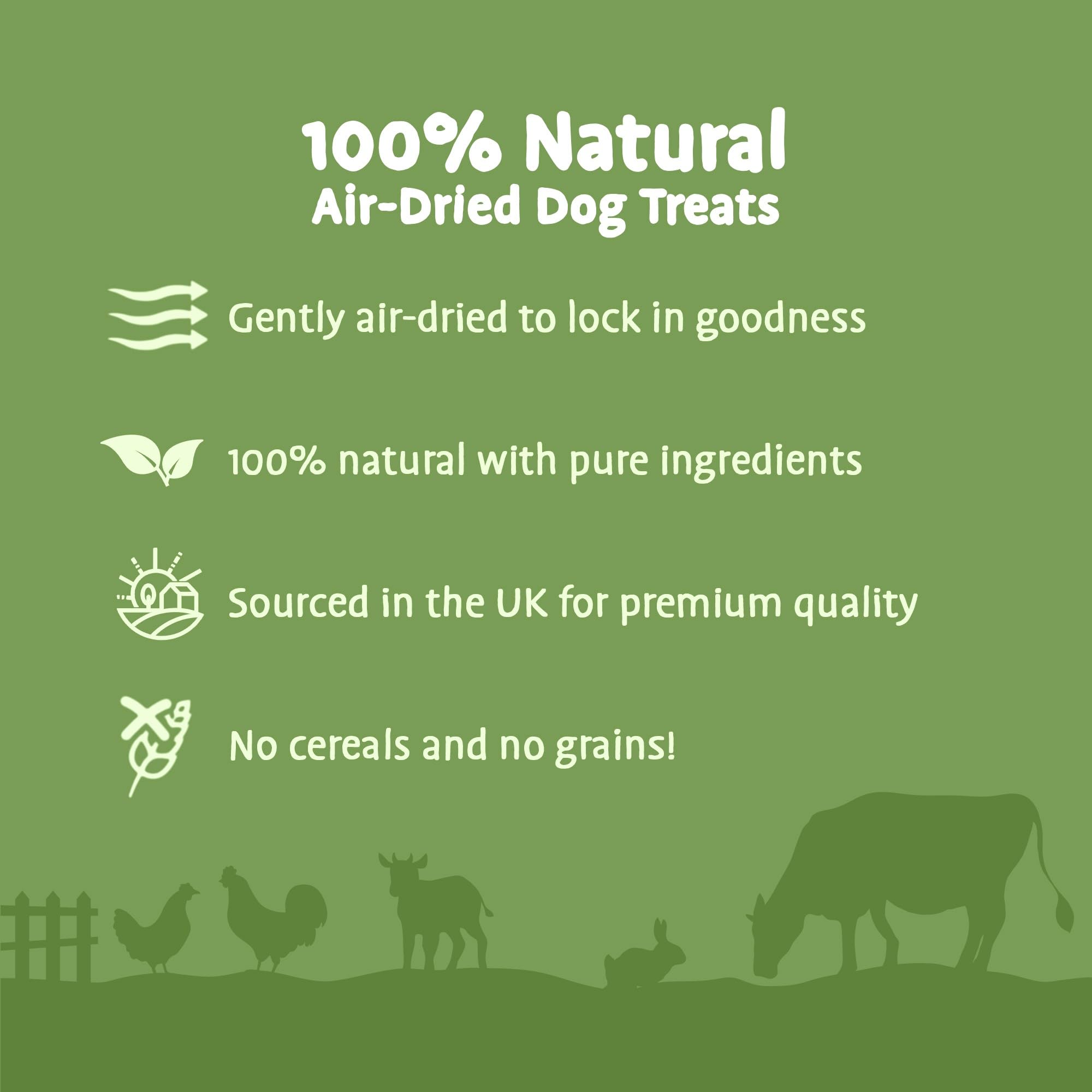 SKIPPER'S Farm Shop Bull Pizzle - Hypoallergenic & Grain Free for Dogs Low Fat & High Protein Air Dried Beef Bulls Pizzles - Image 3