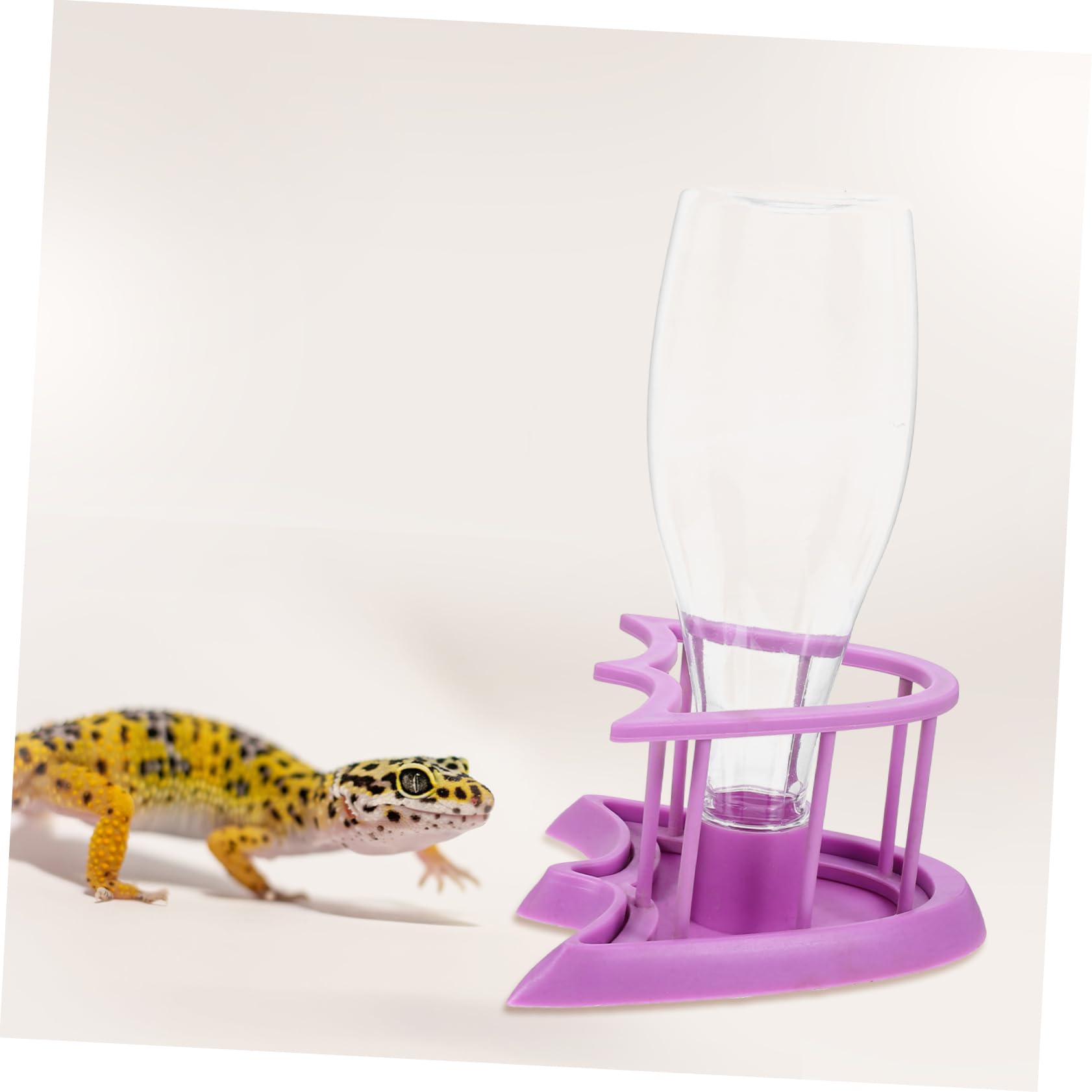 HAPINARY Convenient Reptile Waterer Reusable Reptile Water Dispenser Tortoise Supplies