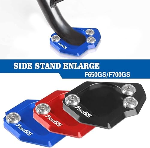 Miniatura 2 de YINZO Motorcycle Side Stand pad F650GS Motorcycle Side Stand Enlarge Plate Kickstand Extension Pad for B&MW F 650 GS F650 GS F 650GS Twin 2008-2011