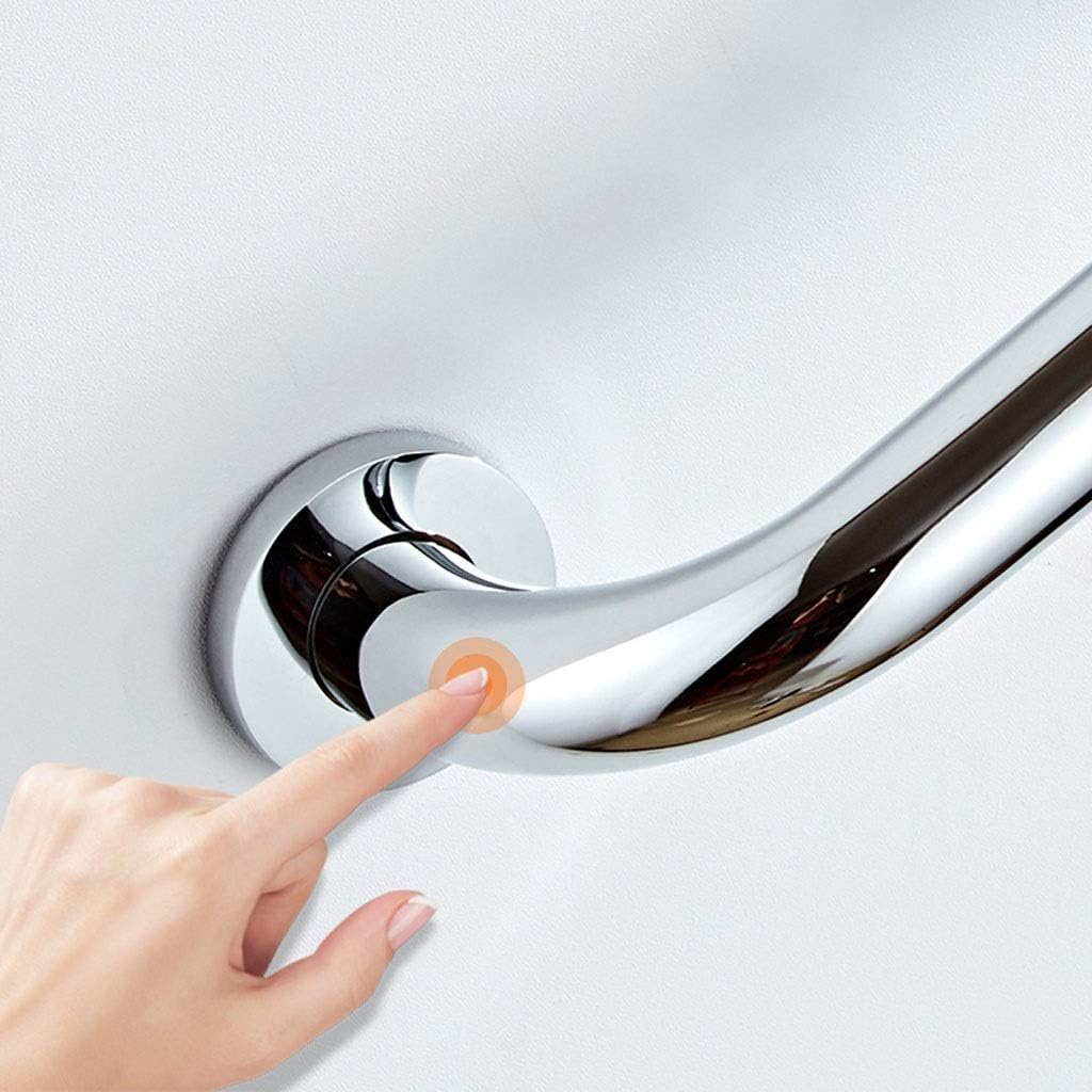 LCML Bathroom Grab Bar-Copper Punch Free 12 14 16 18Inch Bathroom Safety Balance Handrail，Elderly Disabled Handicp Kids Gravida，Silver Gold Bathroom Accessory/Gold/30Cm : Health & Household