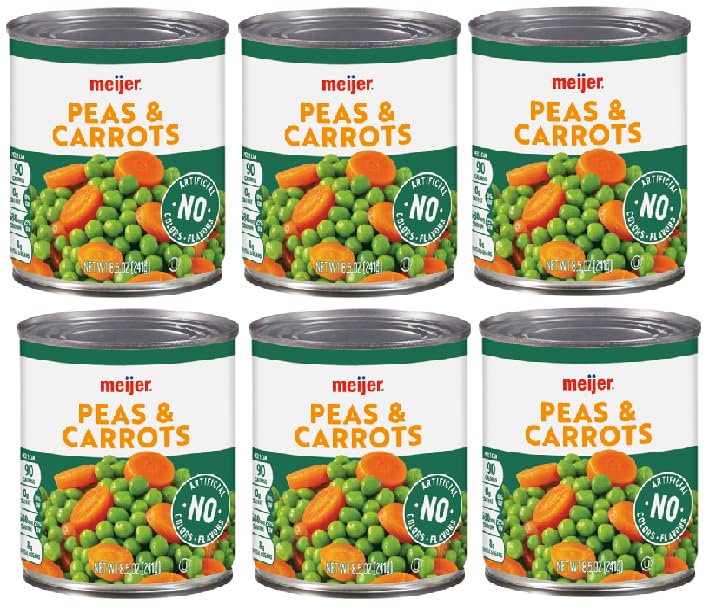 Peas & Carrots (Pack Of 6 Cans) 8.5 oz. Each Camn