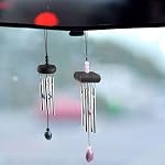 Chimes à vent, Design créatif 2 Pack Belles Chimes de Jardin, Portable Chimes d'Event en Métal pour la Décoration de Jardin Maison, Petite Taille