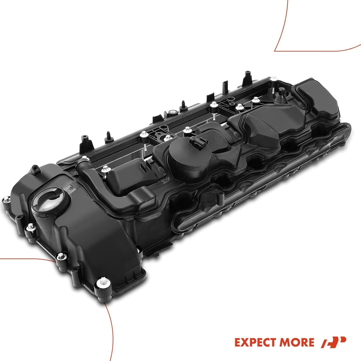 A-Premium Engine Valve Cover, with Gasket & Bolts, Compatible with BMW F80 F82 F83 F87 Series, M2 2019-2021, M3 2015-2018, M4 2015-2020, N55 L6 3.0L Turbo, Replace # 11127846359