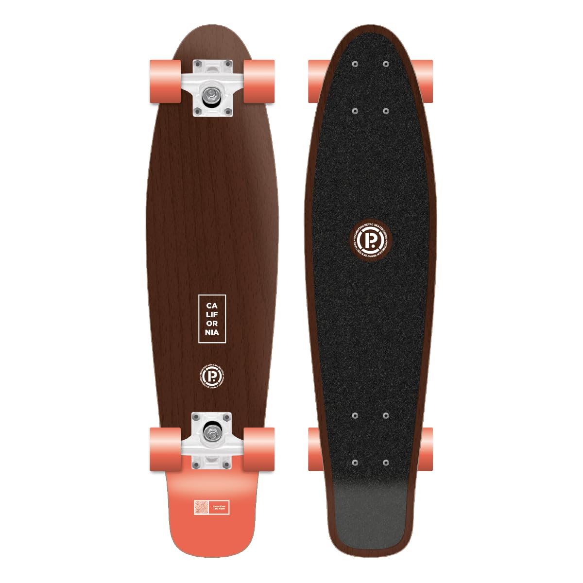 Retro Wood Cruiser - Skate Cruiser Complet