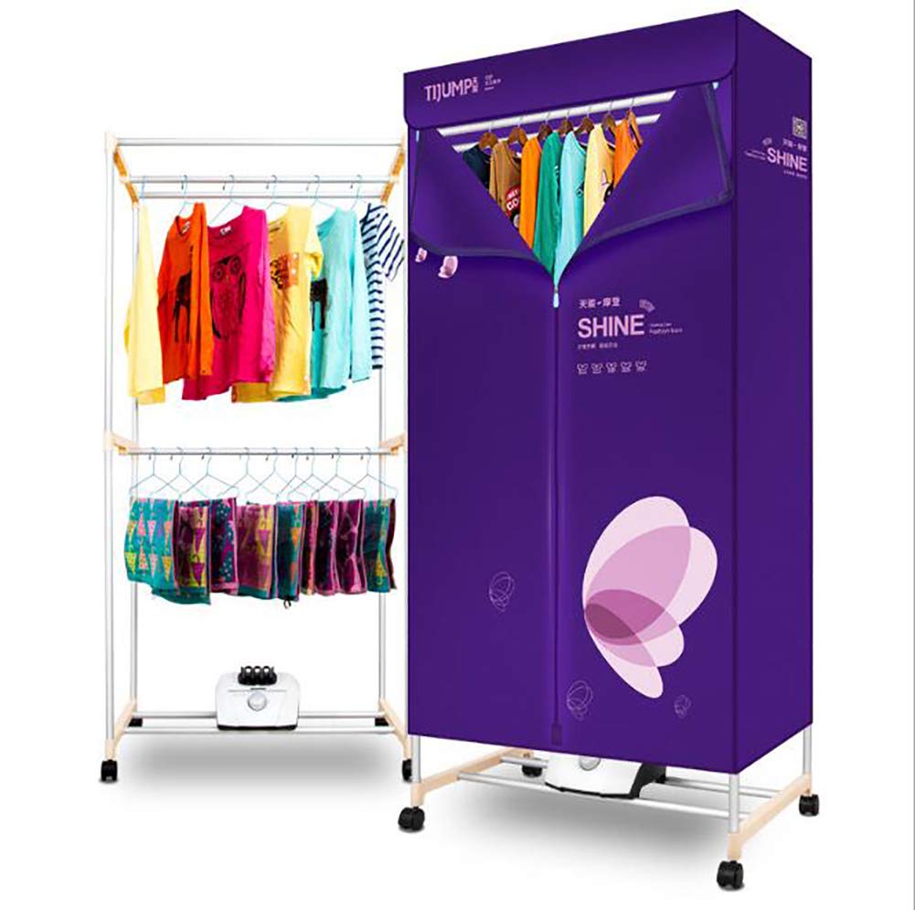 Easy-Dry Electric Clothes Dryer 1400W Large Capacity 15kg 3 layers Energy-Efficient Indoor Wet Laundry Portable Warm Air Drying Wardrobe
