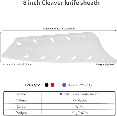 Vista 34 de XYJ Juego de 2 fundas de cuchillo de seguridad para cuchillos, protector de borde, funda universal para cuchillos, chef, cuchillo de cerámica