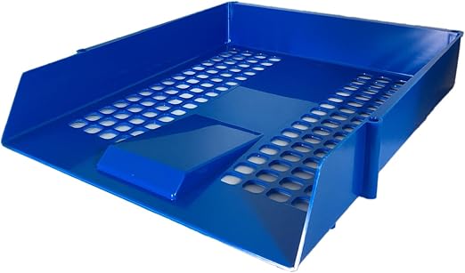 Nobel Plastic Filing Storage Letter Trays With Etal Risers, Docuent Paper Filing In & Out - View #6