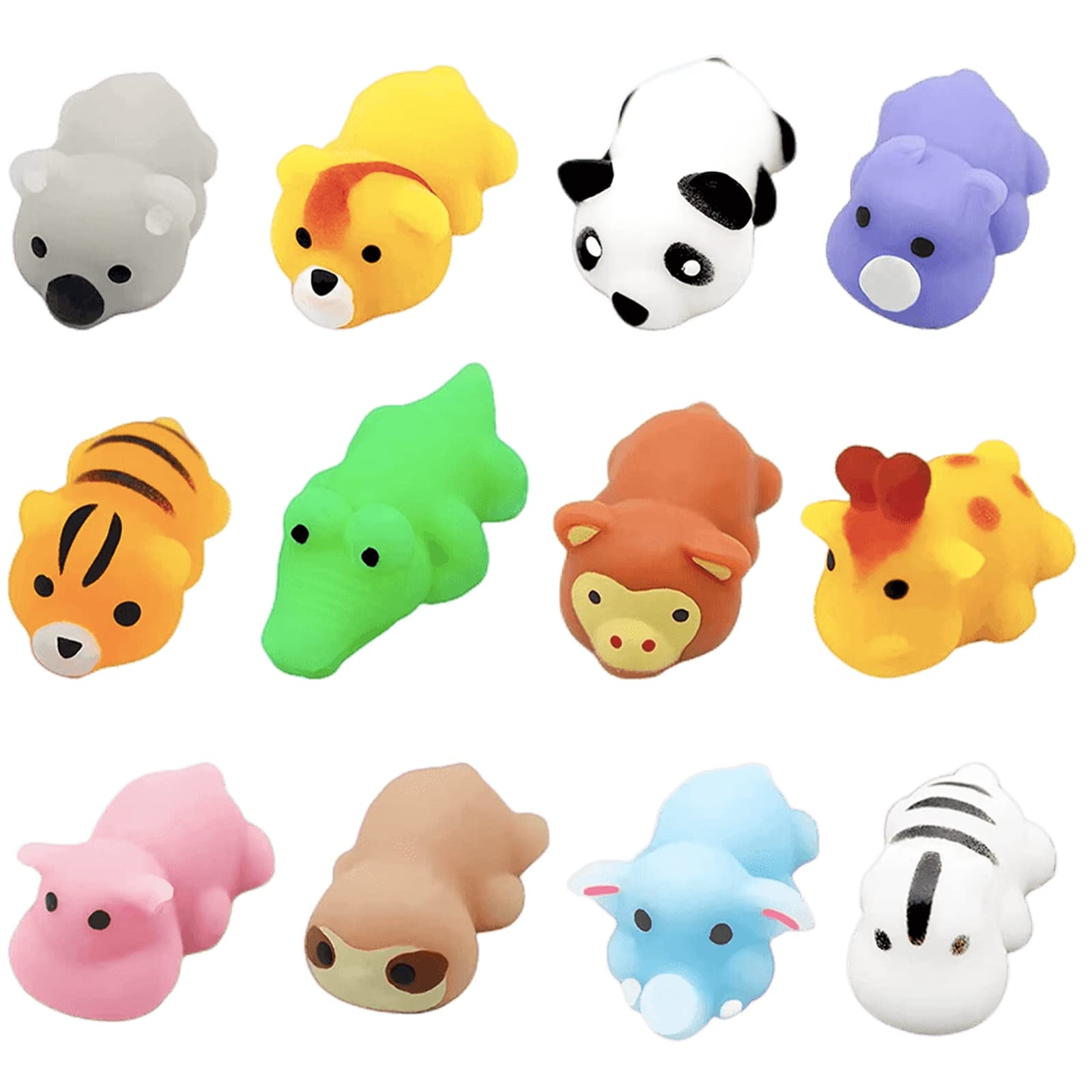 Lot De 30 Squishies Kawaii Non Dupliqués - Jouets Anti-Stress Mochi Pour Enfants - Cadeaux Anniversaire, Noël