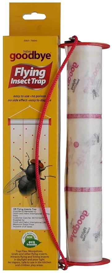 Buy outdoors DDSS Dutch and Habro Goodbye Flying Insect Trap Effective and Powerful Safe Fly Catcher Pack of 1, Red at Rs. 259