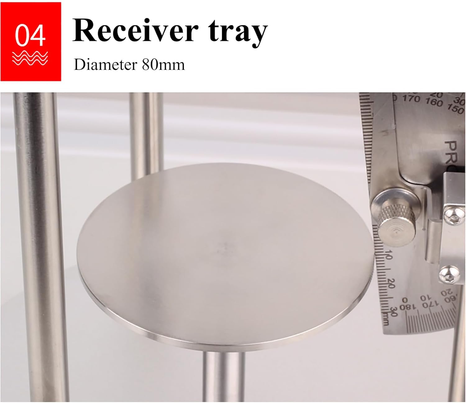 Adjustable Dust Repose Angle Tester for Surfactant Powders and Particles, Particle Powder Fluidity Measurement Tool, Precision Protractor for Accurate Testing