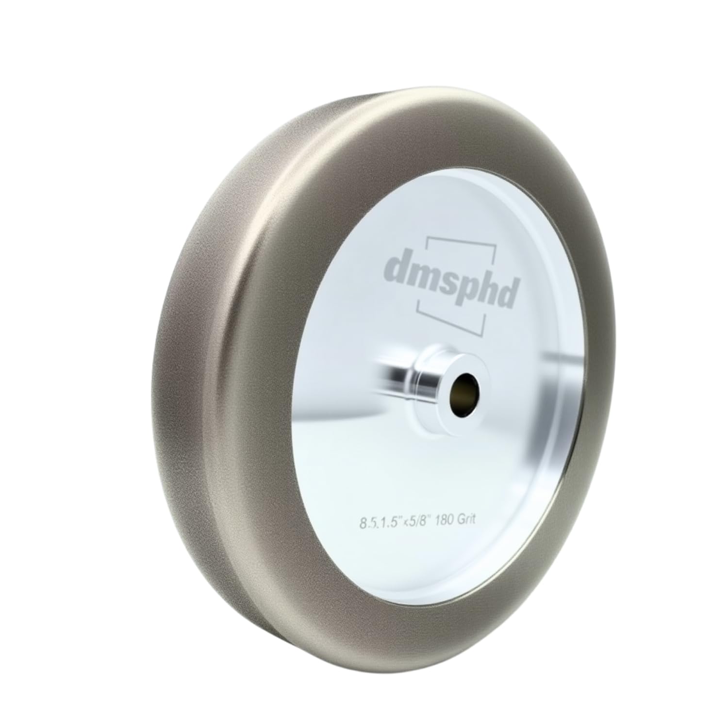 CBN Grinding Wheel 8 inch 600 Grit Radius Edge,1.5'' Wide,5/8'' Arbor,for Sharpening Woodturning Tools、High Speed Steel Tools (600 Grit)