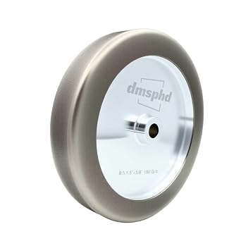 CBN Grinding Wheel 8 inch 180 Grit Radius Edge,1.5 Wide,5/8 Arbor,for Sharpening Woodturning ToolsHigh Speed Steel Tools 180 Grit