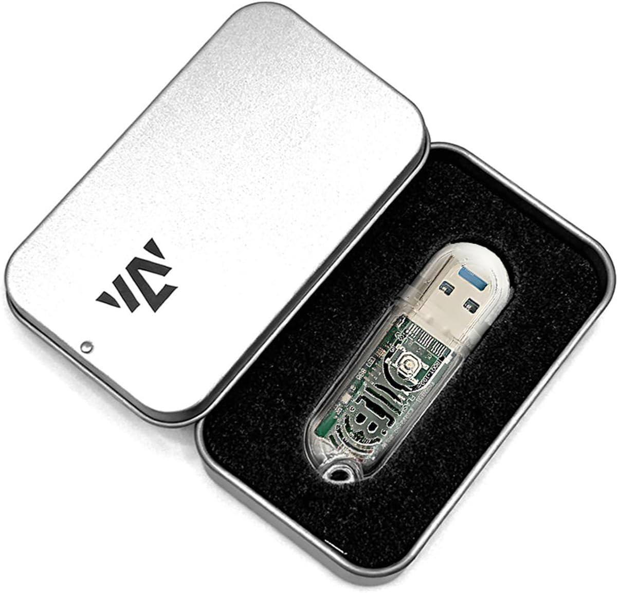 Bitcoins Miner LV03, Portable USB Bitcoin Miner, 250KH/S Solo ASIC, 1W Low Power, 2.4G WiFi, Mini Display, Beginner Crypto Mining Tool