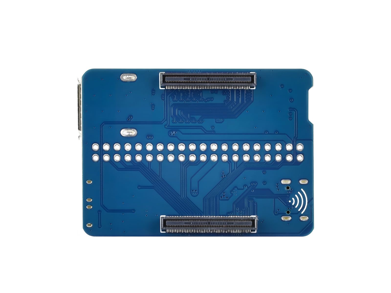 Scheda di Base per Raspberry Pi Compute Module 5 Lite/eMMC, Stessa Dimensione del CM5, con CM5 Socket /40PIN GPIO Header/USB 3.2/MIPI/TF Card Socket Interfaccia ecc.