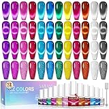 ✨【Fadenschale Magnetisch Gel Politur】 Saviland Katzenaugen-Gel-Nagellack-Set enthält 12 schöne und verträumt blinkende Farben, die Ihnen das Gefühl geben, in einem Märchenland verträumten Sternenhimmel zu sein. Sie können in verschiedenen Farben und Formen in verschiedenen Licht und Winkeln erscheinen!