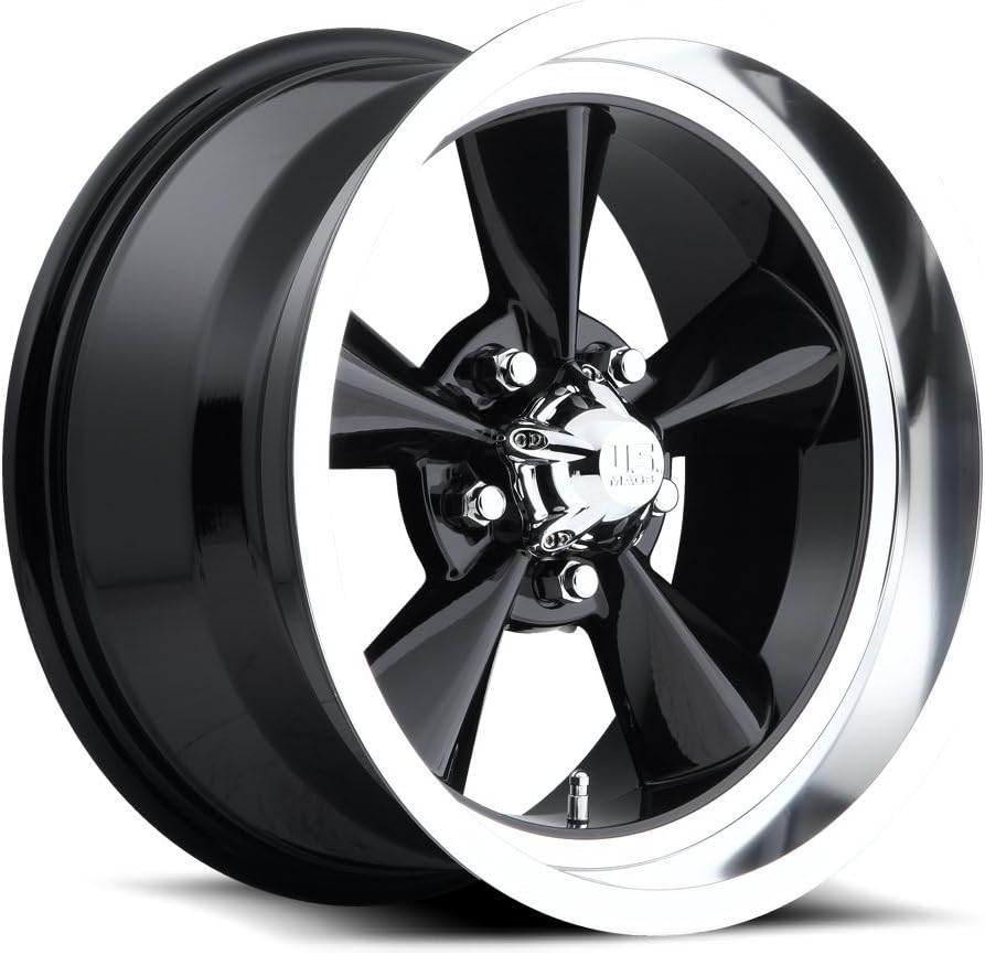 US Mags U107 Standard 20x9.5 5x127 +1mm Gloss Black Wheel Rim