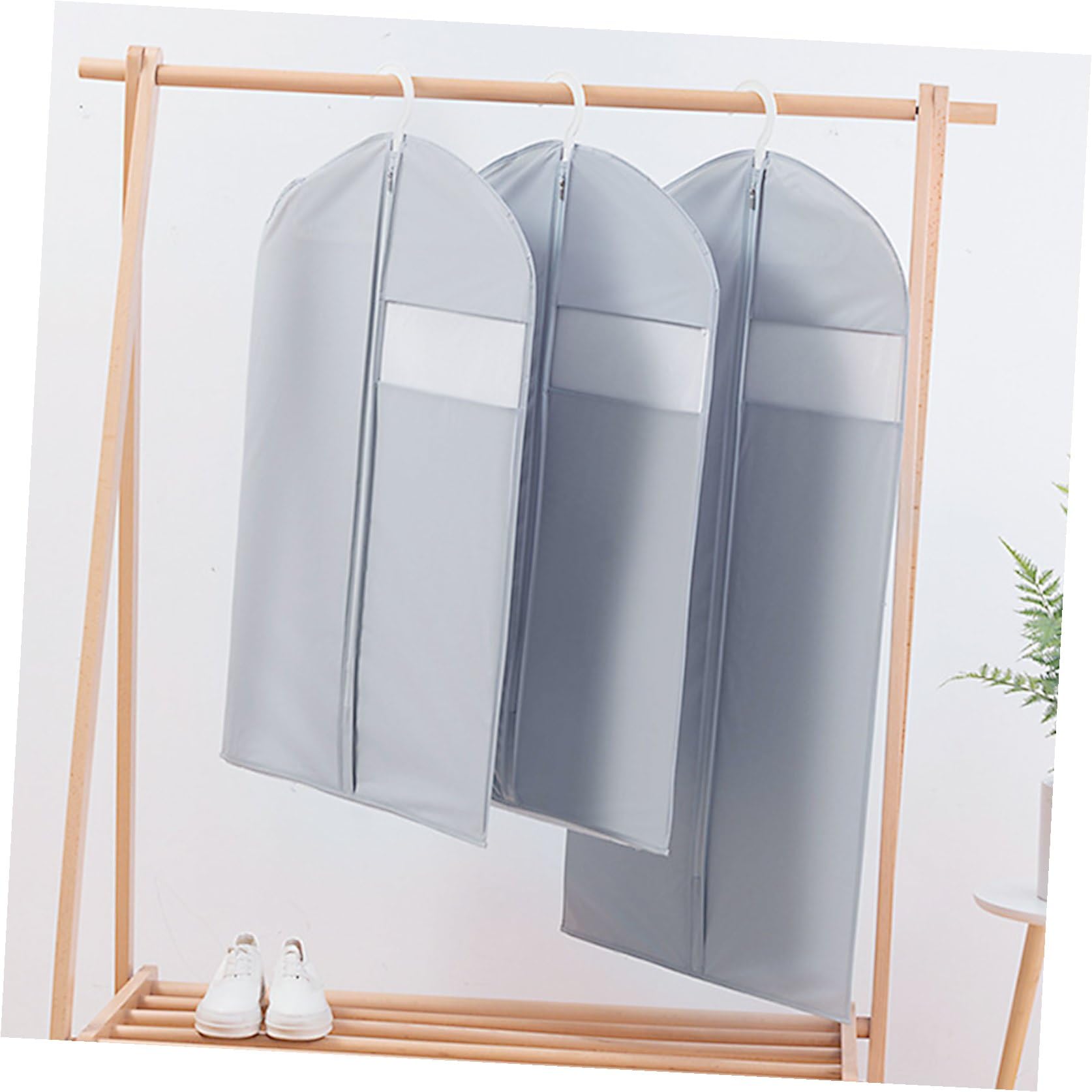 Cabilock 5 piezas Bolsa de Almacenamiento para Ropa Funda Protectora de para Abrigos y Trajes Diseño Protección contra Polvo y