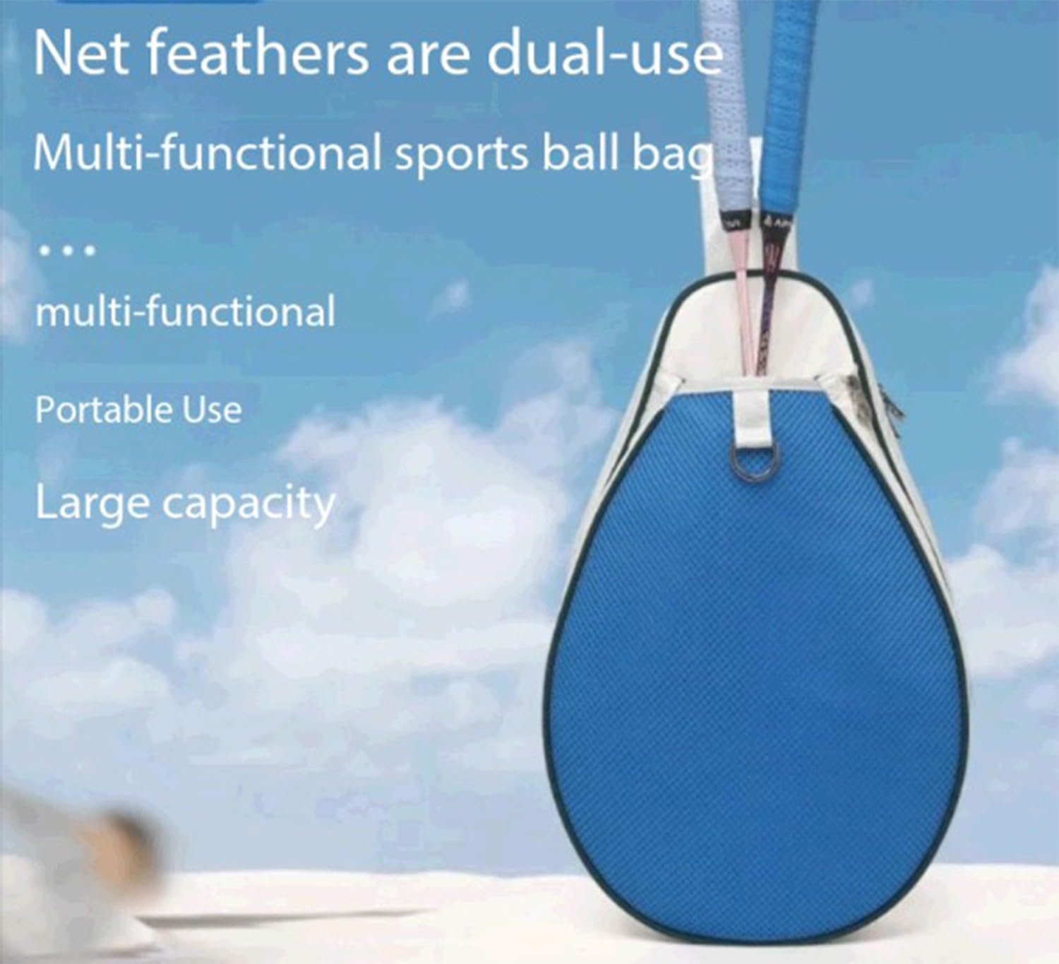 Sac De Raquette Padel pour Homme Et Femme, Housse Raquette Padel Multifonction avec Rangement pour Bouteille Et Accessoires, Sac Sport Idéal pour Entraînement, Salle De Sport Et Loisirs A