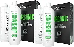 2 Kit Organic Troia Hair Selagem Inteligente Livre de Formol