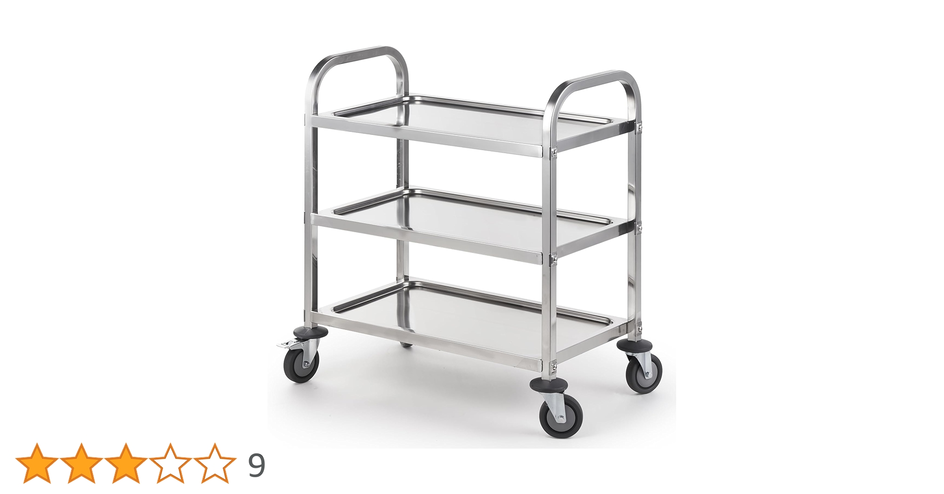 Amazon.co.jp: uyoyous キッチンワゴン キャスター付き 3段式