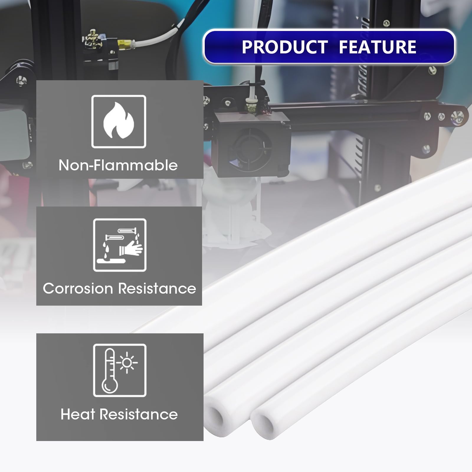 CONNETTORI PNEUMATICI PTFE tubo estrusore tubo stampante 3D parti