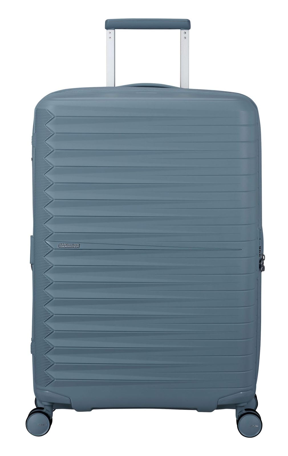 American Tourister carrello Fastforward Spinner 68/25 TSA EXP Trolley Steel Blue celeste