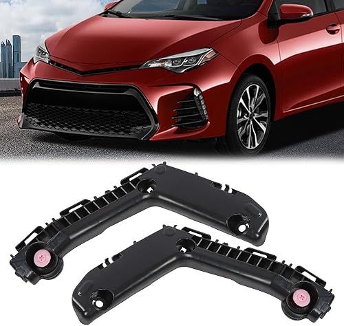 Miniatura 9 de CHEDA Par de soportes de parachoques delantero para el lado del conductor y del pasajero compatibles con Toyota Corolla 2017 2018 2019 TO1043131,