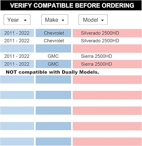 Miniatura 10 de VLAOSCHI Adaptadores de rueda forjados negros de 8 x 180 a 8 x 6.5 pulgadas con pernos de 14 x 1.5 compatibles con Chevy GMC 8 Lug para Silverado