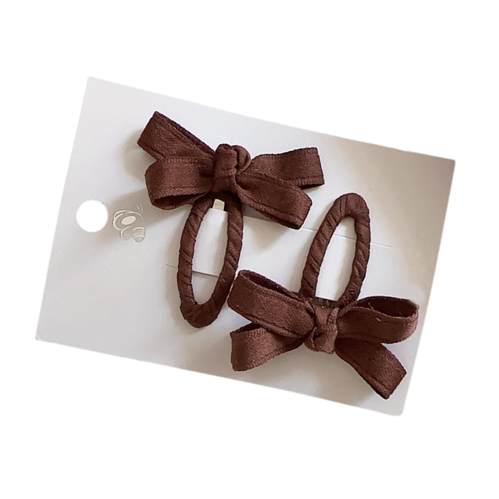 KMGDM 1 Pair Baby Hair Clips Autumn Winter Bowknot Shape Hairclips Infants Hairpins for Girls Side Hair Bangs Hair Accessories