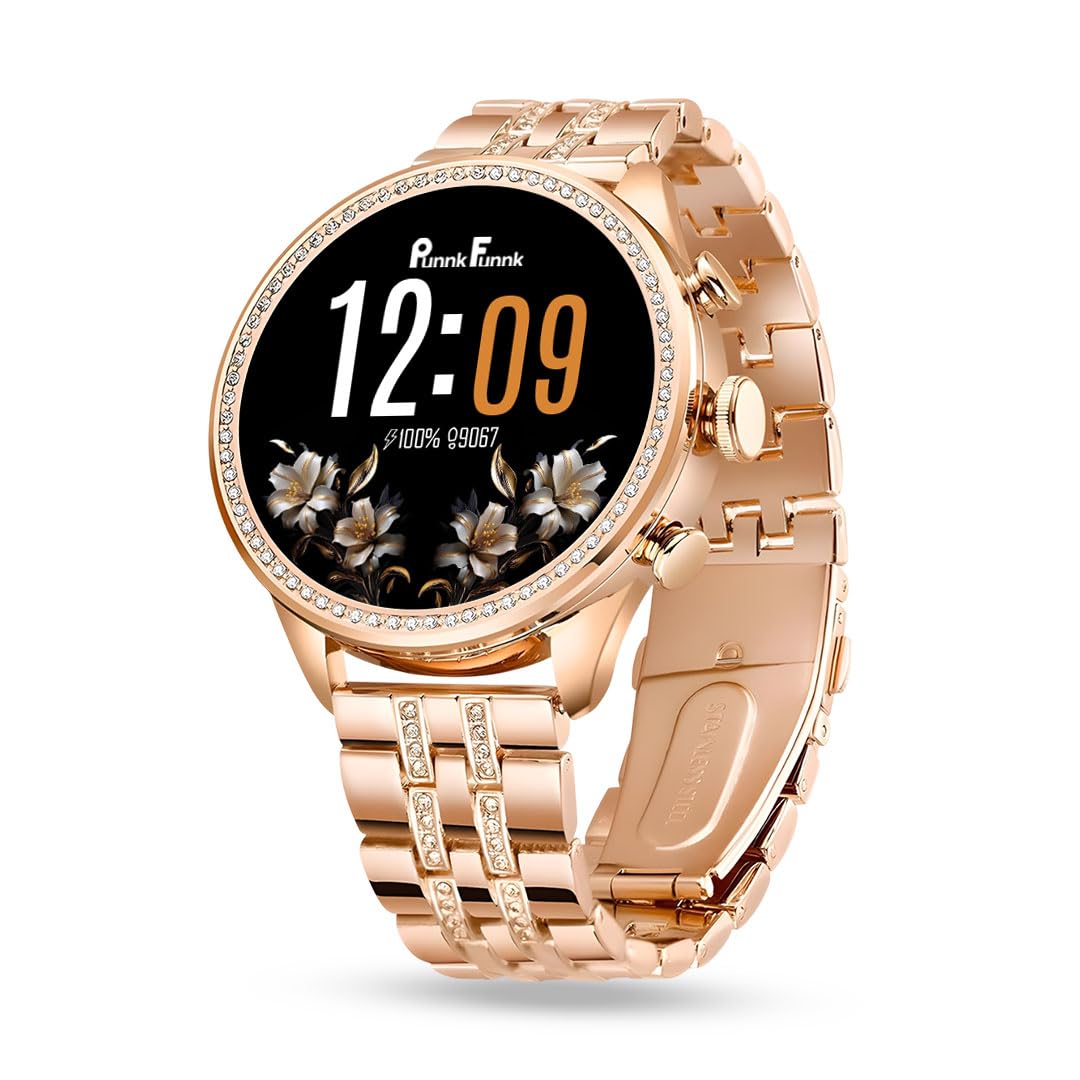 PunnkFunnk Melbon Gen 9 Smartwatch with Series 1 | Bluetooth 4.0 + 5.0 Dual Mode | 1.6" Display | Aluminum Dial | Silicone Straps | Bluetooth Calling Smartwatch