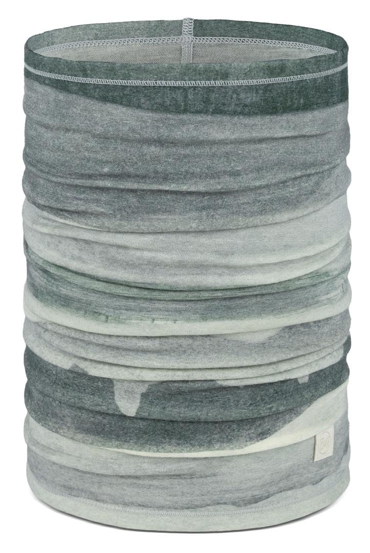 Buff Aler Merino Wool Lightweight Multifunctional Neckwear - Grey, One Size