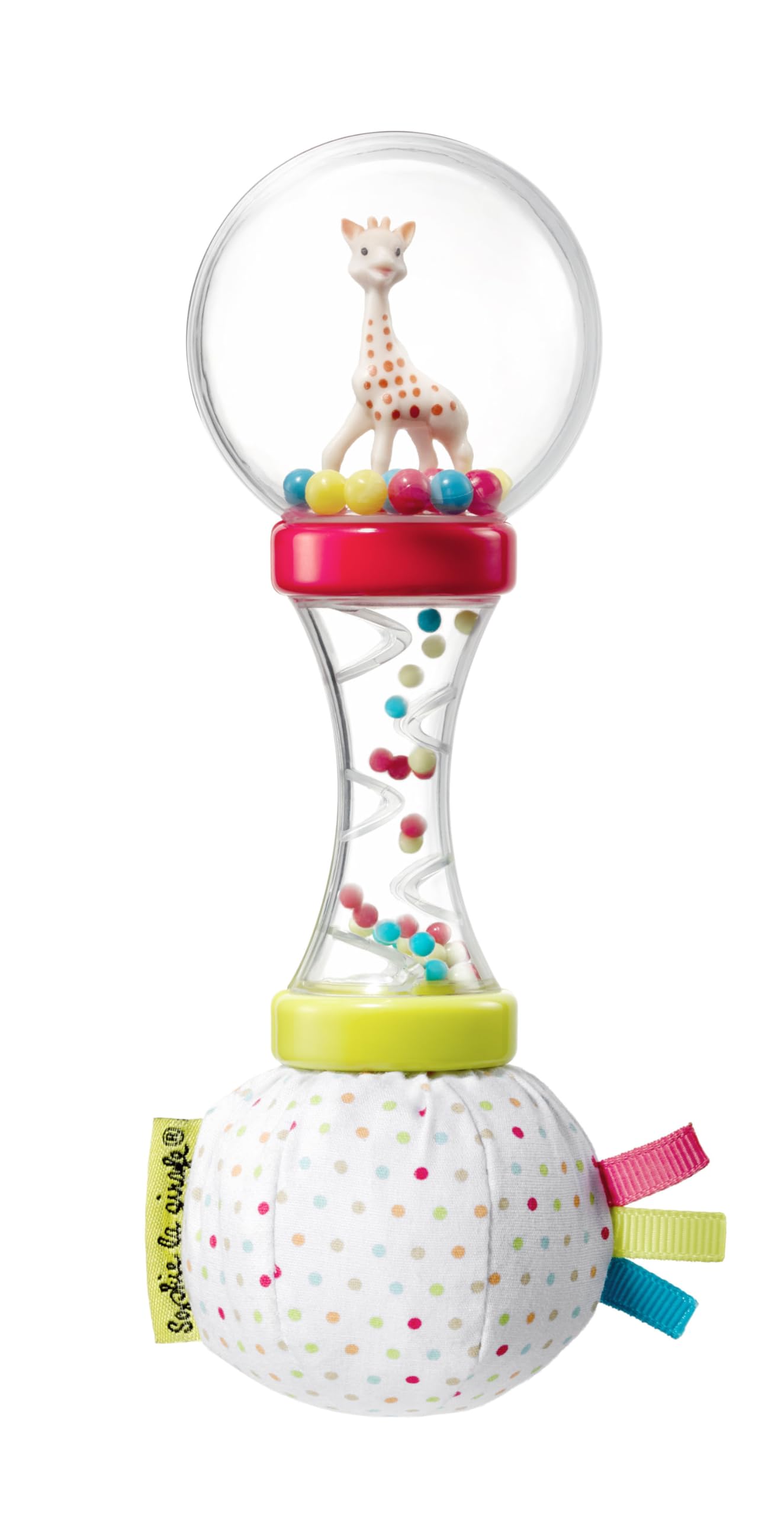 Sophie la Girafe - Coffret Cadeau Naissance Sophie la Girafe + hochet soft maracas - Contenant 1 jouet à mordiller caoutchouc 100% naturel, 1 hochet - Set d'activité pour enfant