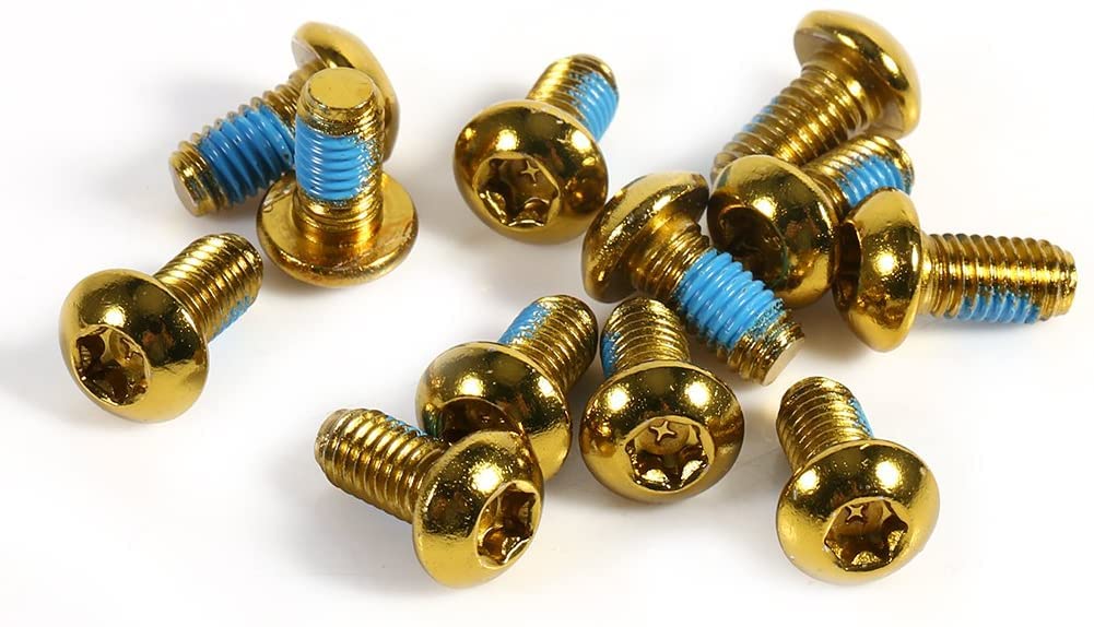 Lot De 12 Vis De Frein à Disque M5x10mm T25 - Acier 10B21 - Compatible Shimano/SRAM/Avid/Hope