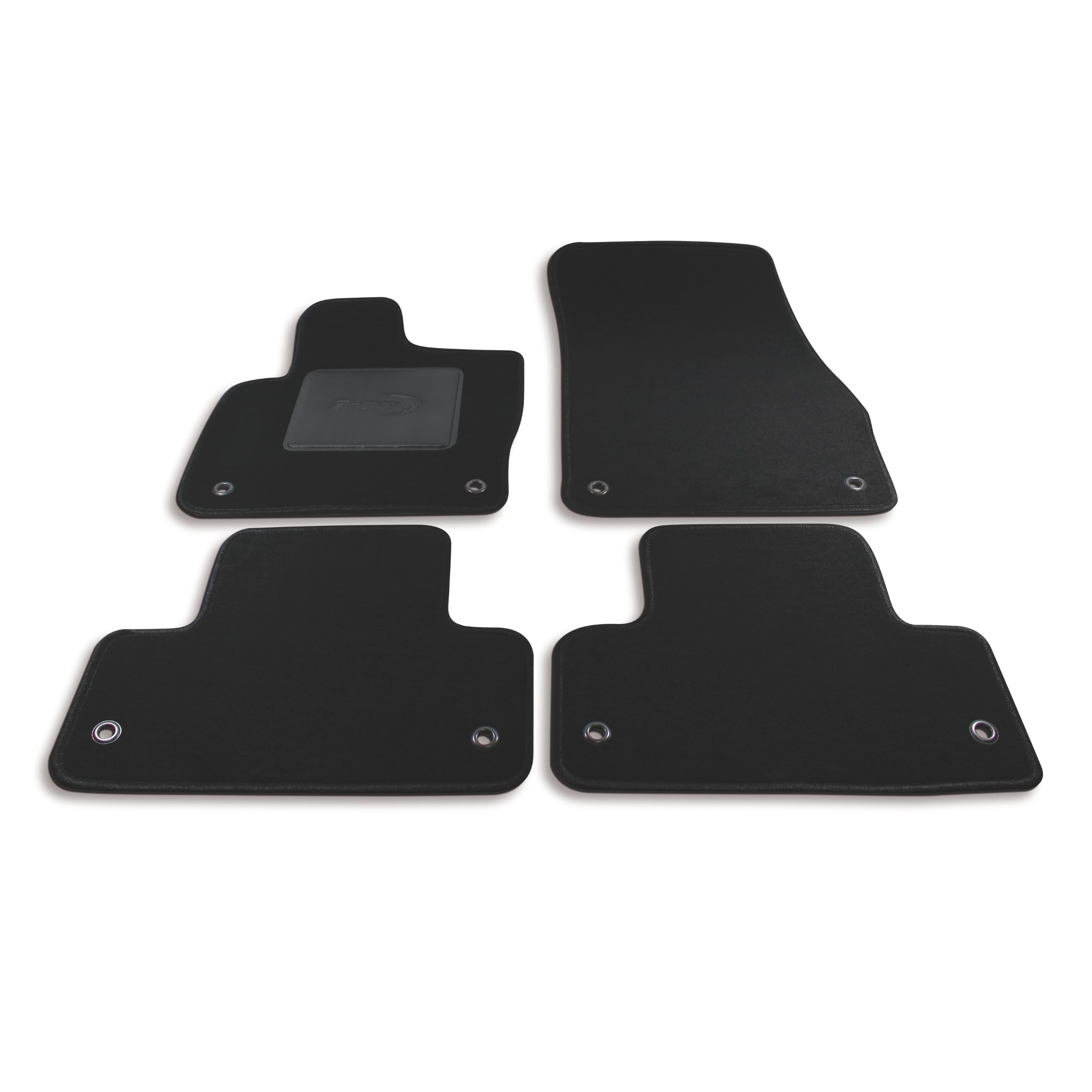 Bottari 39055â Custom Matte Samt, schwarz, 4 Stück